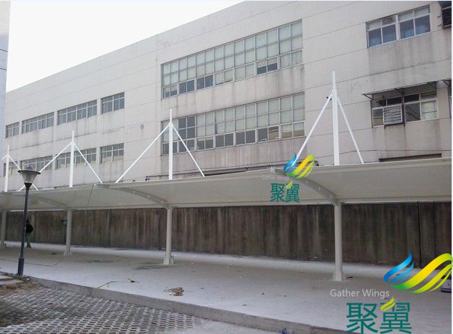 膜結構車棚搭建,膜結構車棚