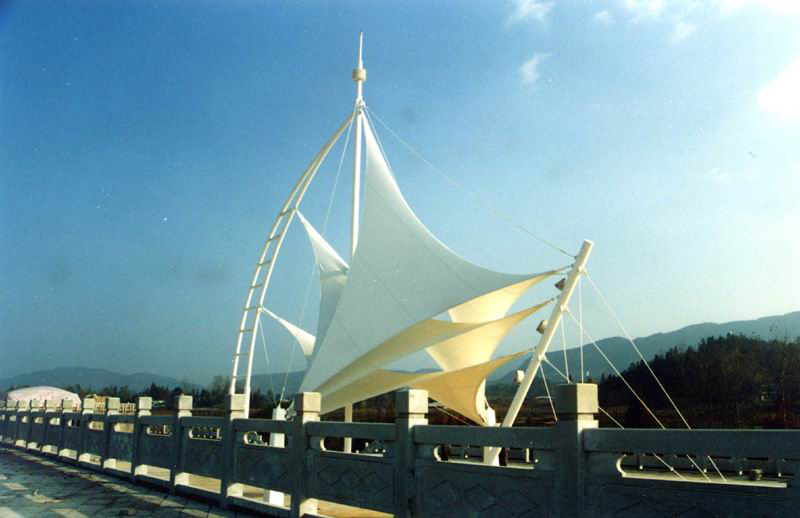 公園連體景觀膜結(jié)構(gòu) 張拉膜結(jié)構(gòu)連體建筑 型號JY-100CD