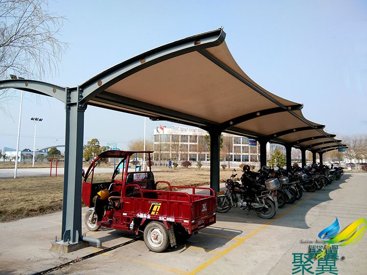 電動車棚-可停放雙排電動車棚-可充電動車棚組裝拆卸式經典