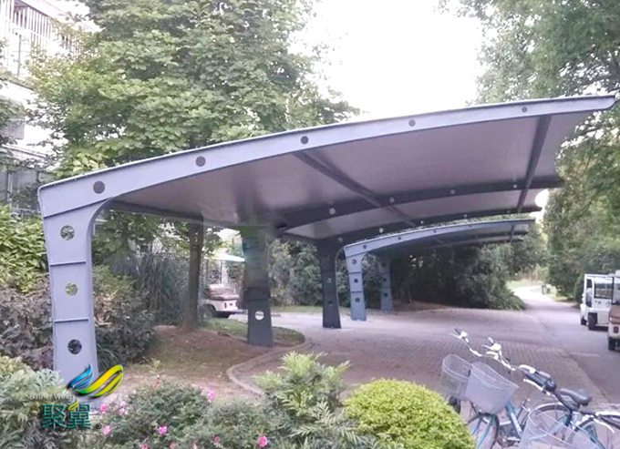 膜結構車棚是怎么施工的，膜結構車棚大受歡迎的原因