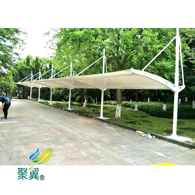膜結構車棚優勢|膜結構車棚發展前景