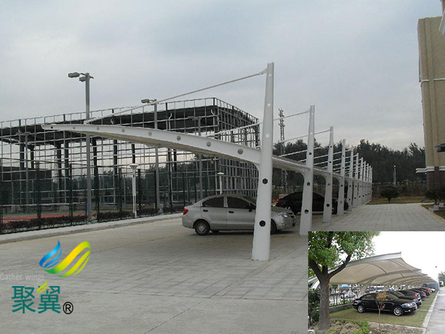 天津市靜?？h膜結構車棚|膜結構車棚企業一級設計