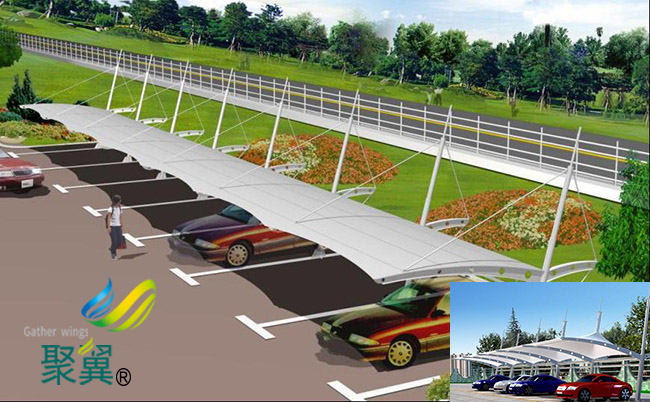 河北省饒陽(yáng)縣膜結(jié)構(gòu)車棚|膜結(jié)構(gòu)車棚廠家生產(chǎn)制作遮陽(yáng)防雨