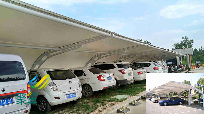 上海膜結(jié)構(gòu)充電樁停汽自行車棚景觀定制工程報價