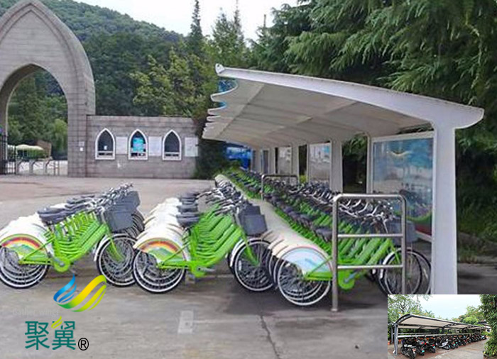 成都小區(qū)非機(jī)動(dòng)車(chē)停車(chē)棚大小圖片施工方案設(shè)計(jì)規(guī)范效果圖