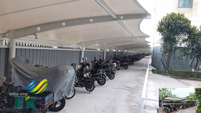 成都建造非機(jī)動(dòng)車停車棚效果圖設(shè)計(jì)規(guī)范施工方案尺寸