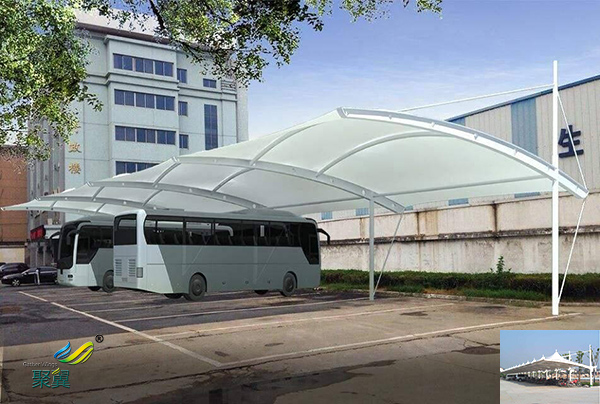 蘇州鋼膜結(jié)構(gòu)自行車停車棚定制安裝廠家工程報價